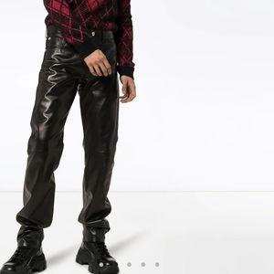 Versace Leather pants